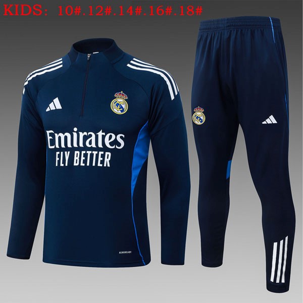 Ninos Sudadera De Training Real Madrid 2026/27 Azul